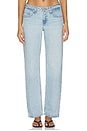 view 1 of 6 Low Straight Jeans in Blasted Stone Clean