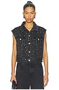 view 1 of 5 Shrunken 90s Vest in Dazzle Me Smoke Vest