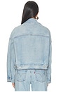 view 3 of 4 Loose Crop Trucker Jacket in Sunny Season