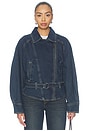 view 1 of 5 80s Denim Bomber in Bellissima