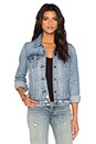 view 1 of 5 Boyfriend Trucker Jacket in Blue Wonder