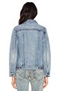 view 4 of 5 Boyfriend Trucker Jacket in Blue Wonder