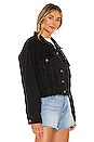 view 2 of 4 Pleat Sleeve Trucker Jacket in Lady Di