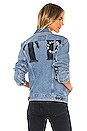 view 1 of 6 BLOUSON EN JEAN WHEN WE ALL VOTE in Blue