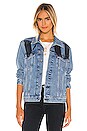 view 2 of 6 BLOUSON EN JEAN WHEN WE ALL VOTE in Blue