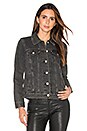 view 2 of 6 Boyfriend Trucker Jacket in Mountain Black