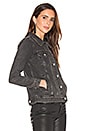 view 3 of 6 Boyfriend Trucker Jacket in Mountain Black
