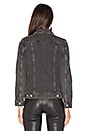 view 4 of 6 Boyfriend Trucker Jacket in Mountain Black