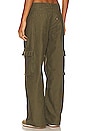 view 3 of 4 PANTALON BAGGY CARGO in Olive Night