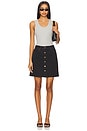 view 5 of 6 Retro Button Front Skirt in Open Mind