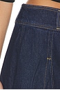 view 6 of 6 JUPE COURTE INVERTED PLEAT in Shaded View