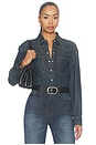 view 1 of 4 Teodora Western Shirt in High Vibration Western