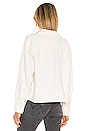 view 3 of 4 Zoey Pleat Utility Shirt in Ecru Crew