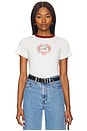 view 1 of 4 Essential Sporty Tee in Swizzle & Sundried Tomato