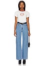 view 4 of 4 Essential Sporty Tee in Swizzle & Sundried Tomato