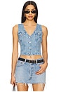 view 1 of 4 Bella Denim Corset in I Will