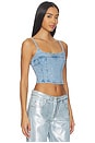 view 2 of 5 Jadine Denim Cami Tank in Dazzle Me Tank
