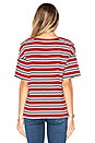 view 3 of 4 Sutro Striped Tee in Jerry Red