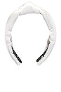 view 2 of 3 Silk Knotted Headband in Ivory