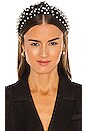 view 1 of 3 Pearl Knotted Headband in Jet