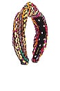 view 3 of 3 Sweater Knotted Headband in Desert Rainbow in Rainbow Multi 999