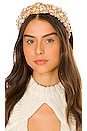 view 1 of 3 X Liberty London Multi Pearl Knotted Headband in Summer Blooms