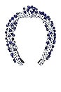 view 2 of 3 X Liberty London Beaded Knotted Headband in Baby Blue Floral