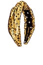 view 3 of 3 X LoveShackFancy Printed Knotted Headband in Safari