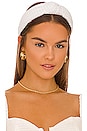 view 1 of 3 Eyelet Knotted Headband in Bianca