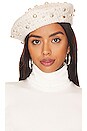 view 1 of 4 Bridget Pearl Beret in Ivory