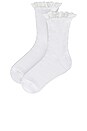 view 2 of 2 CALCETINES CINDY in White
