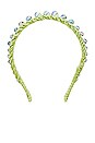 view 2 of 3 Graduated Crystal Headband in Sage Green