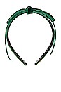 view 2 of 3 Bardot Ribbon Slim Headband in Pine