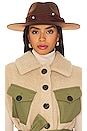view 1 of 3 Farrah Wool Rancher Hat in Walnut