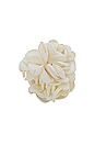 view 1 of 3 Peony Flower Claw Clip in Ivory