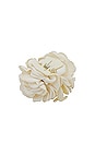 view 3 of 3 Peony Flower Claw Clip in Ivory