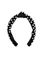 view 2 of 2 Pearl Headband in Jet Pearl