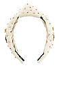 view 3 of 4 x NBA New York Knicks Embellished Headband in Ivory