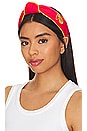 view 1 of 4 x NBA Miami Heat Embroidered Headband in Miami Red