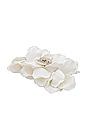 view 3 of 4 Magnolia Claw Clip in Ivory