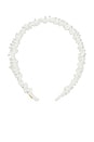 view 2 of 2 Mixed Pearl Jessie Headband in Ivory