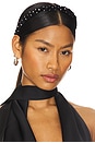 view 1 of 3 Jessie Crystal Embellished Headband in Jet