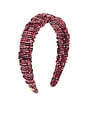 view 3 of 3 Sequin Kelly Headband in Buffalo Check