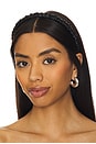 view 1 of 3 Jessie Faux Leather Headband in Jet