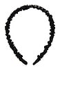 view 2 of 3 Jessie Faux Leather Headband in Jet