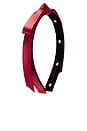 view 3 of 3 Bardot Faux Leather Headband in Lipstick Red