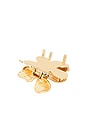 view 2 of 3 Lily Claw Clip in Gold