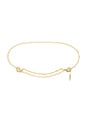 view 1 of 3 Multi Shell Chain Belt in Gold
