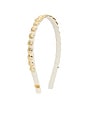 view 2 of 3 Strand Shell Headband in Gold