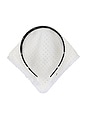 view 3 of 5 Jackie Handkerchief Headband in Ivory Eyelet